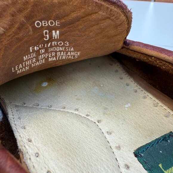 RJ Colt Men's Leather Loafers Slip-On Size 9M Brown - Picture 5 of 8